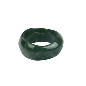 กำไลข้อมือเรซินออกแบบสีเรซินที่ดีที่สุดกำไลข้อมือแฟชั่นลายกระดองเต่าอะซิเตทกำไลข้อมือกว้างขนาดใหญ่ - Product Image 1