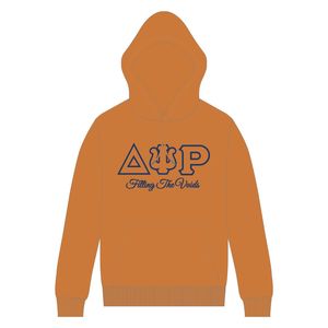 เสื้อฮู้ดสวมหัวผ้าฝ้ายโพลีโกลด์เดลต้า PSI เสื้อสโมสรมีฮู้ดเติมช่องว่างเสื้อผ้าใส่สบายแบบกรีก - Product Image 2