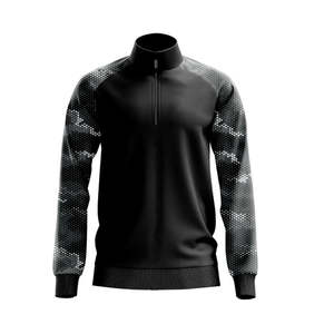 Sudadera Negra para Hombre, Lisa, de Algodón, Felpa, Suave, Cálida, Informal, Cuello Redondo, Moda de Invierno, Venta al por Mayor - Product Image 2