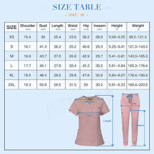 Último diseño de las mujeres con estilo médico uniforme de enfermería mujeres médico de enfermería uniformes conjuntos - Product Image 6