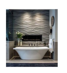 Azulejos de pared exterior e interior antideslizantes de porcelana de alta calidad 300x600 para diseño gráfico de pasillo de baño - Product Image 1