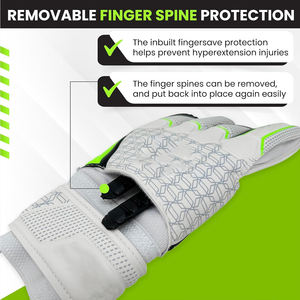 Gants de gardien de but de football professionnels, fournisseur direct d'usine, pour adultes, jeunes, unisexe, extérieur, doigts entiers, imperméables, respirants - Product Image 3