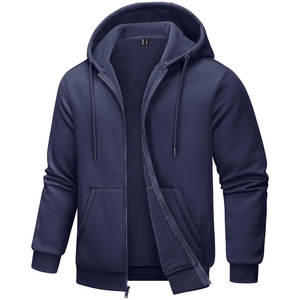 Sweat à capuche zippé bio 100% coton 350 GSM doux respirant Logo personnalisé marque privée impression et broderie - Product Image 5