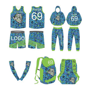 2026 High Quality Team <b>Pack</b> Customize <b>Heat</b>-Transfer Printed Plus Size Basketball Unity Bundle Set Anti-Bacterial Quick Printed - Product Image 5