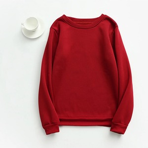 Sudaderas con capucha de algodón 100% de gran tamaño de alta calidad para mujer, camisas casuales transpirables de primera calidad, sudaderas de manga completa antiarrugas - Product Image 1