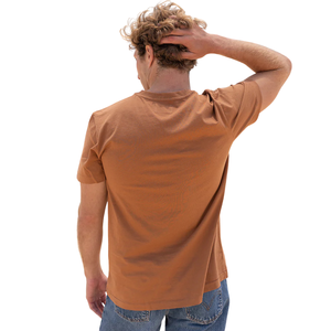 T-shirt pour homme en coton biologique 100% luxe, col en V, pré-rétréci, certifié GOTS, manches courtes, respirant, coupe ajustée - Product Image 6