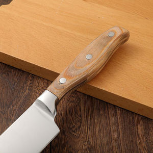 Cuchillo de Chef Profesional en Oferta, Acero Inoxidable con Alto Contenido de Carbono y Mango de Madera, Herramienta de Cocina Extremadamente Afilada - Product Image 1