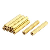 Entretoise filetée femelle en laiton de qualité standard EMBROS avec tailles et longueurs personnalisées pour diverses applications – Vente en gros disponible