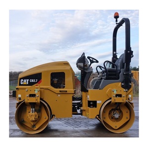 Compactadora de Rodillos de Doble Tambor Caterpillar CB2.7 Usada - Motor de 30HP, Sistema Totalmente Hidráulico, Venta al Por Mayor - Product Image 2