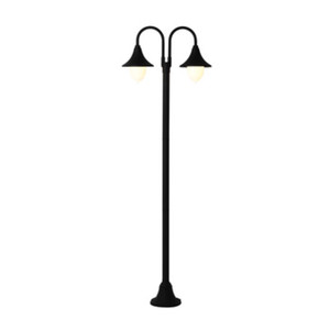 Lampione Parigi a 2 Bracci Nero - Product Image 1