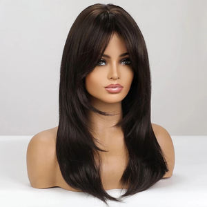 100% peluca personalizable para mujer Bangladesh aspecto Natural textura suave recto estilos de ondas profundas extensiones de cabello Frontal todas las estaciones - Product Image 1