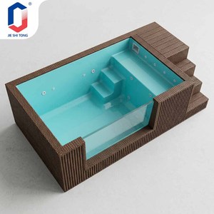 Piscina Prefabricada Personalizada en Contenedor, Piscina de Acrílico y Vidrio con Sistema de Filtración de Agua para Proyectos de Hoteles y Resorts - Product Image 6