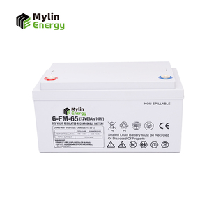 Mylin Energy Long Life <b>12V</b> 65Ah AGM Lead Acid <b>Battery</b> for Solar Lighting and Off-Grid Systems - Product Image 1