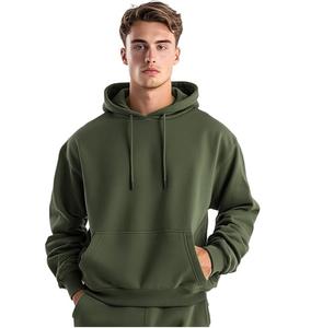 เสื้อฮู้ดดี้ทรงหลวมแบบปกติ ผ้าฝ้าย 100% หนานุ่ม คุณภาพสูง ผ้าเฟรนช์เทอร์รี่เนื้อหนัก พิมพ์ลายสตรีทแวร์สำหรับฤดูหนาว - Product Image 1