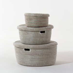 ตะกร้าหญ้าทะเลสานด้วยมือตะกร้าใส่หญ้าทะเล - Product Image 6