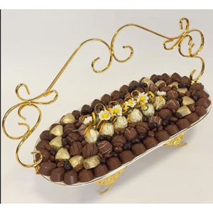 Recién llegado, diseño moderno, platos para servir chocolate, tazón, Hierro de primera calidad, color blanco para proveedores mayoristas - Product Image 3