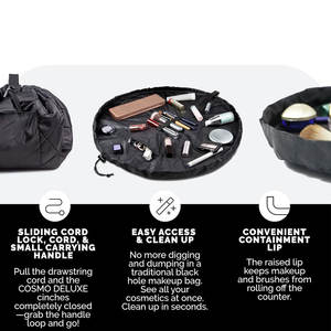 Waterproof <b>Toiletry</b> <b>Bag</b> With Multiple Compartments Easy Organization <b>Hanging</b> Travel <b>Toiletry</b> <b>Bag</b> Hook Hotel And Bathroom Use - Product Image 2