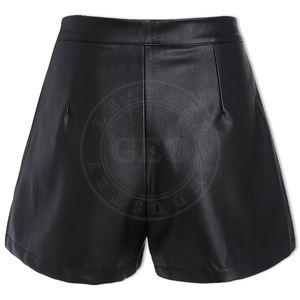 Shorts en cuir véritable pour femmes, nouveau Design, peau de mouton, - Product Image 6