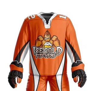 Uniforme de Hockey sur glace à bas prix uniforme de Hockey sur glace de vente chaude uniforme de Hockey sur glace à séchage rapide - Product Image 4
