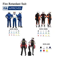 Combinaison de course automobile unisexe pour adultes Beltenick RS-01J SFI 3.2A/1 en coton ignifuge FR