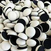 Têtes d'éponge de remplacement en mousse PU, résistantes à l'usure, à structure ouverte, pour outils de mélange d'encre, tampons éponge pour peinture au doigt