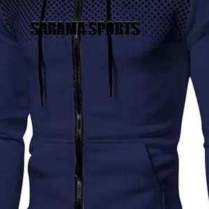 Conjunto Deportivo Informal de Otoño para Hombre, Sudadera con Capucha de Manga Larga de Forro Polar, Conjunto Deportivo Holgado de 2 Piezas - Product Image 3