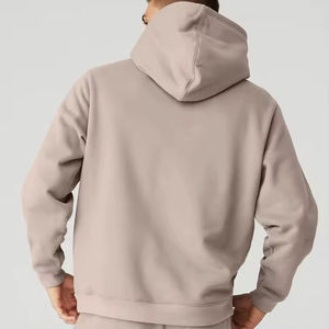 Sudadera con Capucha para Hombre, Estilo Popular, Holgada, Informal, de Forro Polar, Ropa Deportiva, Sudadera Lisa para Hacer Ejercicio - Product Image 2