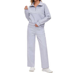 Gran oferta, chándal hecho a medida para hombre, ajustado, de talla grande con cuello con capucha, patrón sólido, algodón, poliéster para invierno - Product Image 1