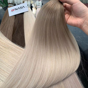Precio al por mayor extensiones de cabello a granel 100% cabello vietnamita 1 paquete 100 gramos colores claros Super doble dibujado 75 cm recto Natural - Product Image 1
