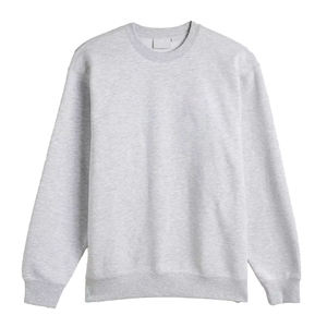 เสื้อสเวตเตอร์คอกลมสีทึบมีฮู้ดสำหรับผู้ชายผ้าฝ้าย100% ออกแบบโลโก้ได้ตามต้องการสำหรับฤดูหนาว300 GSM - Product Image 6