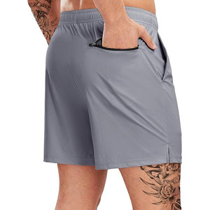 Shorts Deportivos de Alta Calidad al por Mayor para Entrenamiento y Fitness, Tejido de Secado Rápido, Cintura Alta con Cordón Ajustable, Algodón/Poliéster - Product Image 2