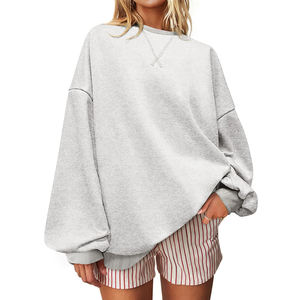 Sudadera extragrande con logotipo personalizado de último diseño, sudadera para mujer, sudaderas cómodas de secado rápido para mujer a la venta - Product Image 1