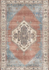 Adiva พรมแจ็คการ์ดแบบตุรกีพรมคอตตอนแบบซักได้มีพื้นหลังกันลื่นสำหรับขายในบ้านขายส่ง - Product Image 2