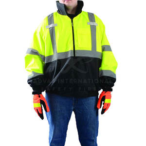 Chaqueta de Trabajo para Hombre, Diseño Moderno, Cómoda, Transpirable, Ligera, Fluorescente, 100% Poliéster, Color y Logotipo Personalizables - Product Image 2