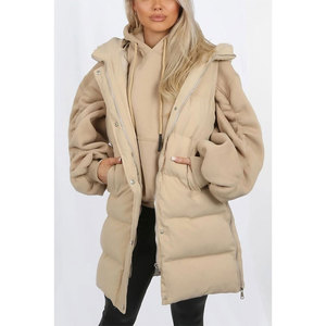 Nouveau gilet bouffant sans manches en coton avec veste longue à bulles élégante de haute qualité au design personnalisé - Product Image 5