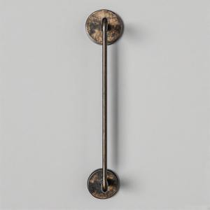 Tirador de nido de acero, tirador de puerta de latón Premium Regal Edge para puertas interiores y exteriores, herrajes de tirador de diseñador de lujo - Product Image 2