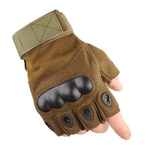 Gants de moto en cuir unisexes tactiques pour la chasse et le tir, protection des phalanges, doigts entiers, sport, hiver, cyclisme - Product Image 1