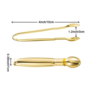 Venta al por mayor Pinzas de cubitos de hielo de latón Diseño clásico y barra y accesorios de cocina Pinzas de azúcar de latón - Product Image 2