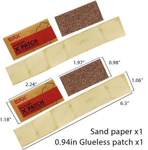 แผ่นปะยางซิลิโคนใส P1523 PAX ขนาด 24 มม.*24 มม. สำหรับจักรยานเสือภูเขา/จักรยานถนน/จักรยานในเมือง - ซ่อมรอยรั่วของยาง - Product Image 3
