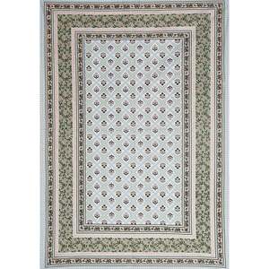 Green Floral 180 TC 100% Cotton Single <b>Bedsheet</b> with 1 Pillow Cover Home Fitted Sheets in 6 <b>3</b> <b>4</b> Pcs Models (BSB1091) - Product Image 3