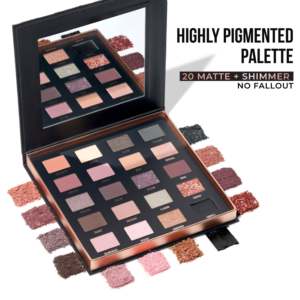 ¡Háblamos de hacerlo! Paleta de Sombras de Ojos Vegana, Resistente al Agua, Altamente Pigmentada, Libre de Tóxicos, Acabado Brillante, Más de Ocho Colores - Product Image 1