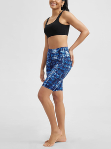 Shorts de compression athlétiques taille haute personnalisés pour femmes, shorts de yoga sans couture, shorts de sport pour la salle de sport, shorts de yoga unis - Product Image 3