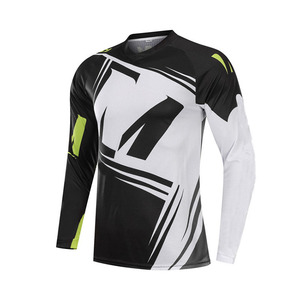 Maillots de moto unisexe légers à manches longues hommes femmes nouveau design impression par sublimation vêtements de sport de plein air motocross équitation - Product Image 1