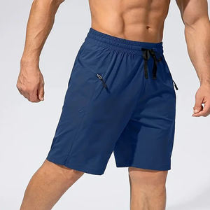 กางเกงขาสั้นชายหาดออกแบบเองได้สำหรับผู้ชาย สไตล์ลำลอง สีพื้น มีกระเป๋า กันน้ำ แห้งเร็ว ระบายอากาศได้ดี เอวยางยืด - Product Image 2