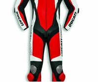 Traje de Carreras de Motociclismo de Cuero Transpirable Personalizado, Ropa de Carreras Automovilística Impermeable y Cortavientos de Primera Calidad con Logotipo Frontal Estampado