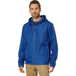 Veste coupe-vent en nylon léger pour hommes Manteau d'extérieur imperméable et coupe-vent avec fermeture éclair Fournisseur OEM en vrac - Product Image 4