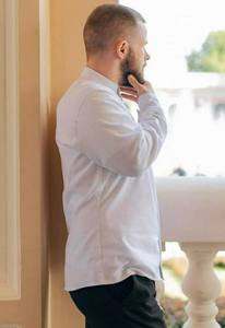 Vestido de fiesta informal con botones bordados ecológicos tejido de Europa para mujer - Product Image 3