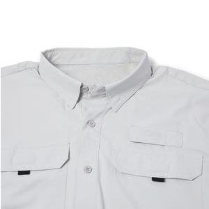 Camisa de Pesca de Manga Corta con Logotipo Personalizado 2026, Tela Transpirable, Protección Solar, Camisas de Pesca Casuales - Product Image 4