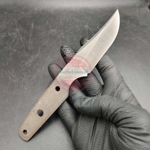 มีดล่าสัตว์ดามัสกัสทำมือใบมีดเปล่าสำหรับตั้งแคมป์ - Product Image 2