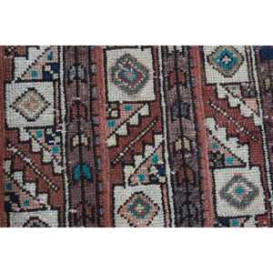 Alfombra Turca Pequeña de 1,7x3,8 pies (52x117 cm), Alfombra Marrón Vintage Ombré - Product Image 5